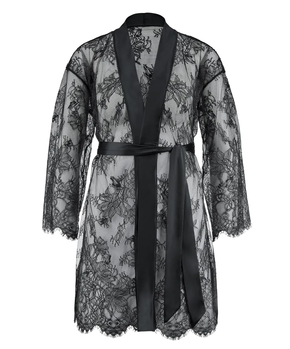 aubade-histoire-d-un-soir-kimono-noir-2 image 1