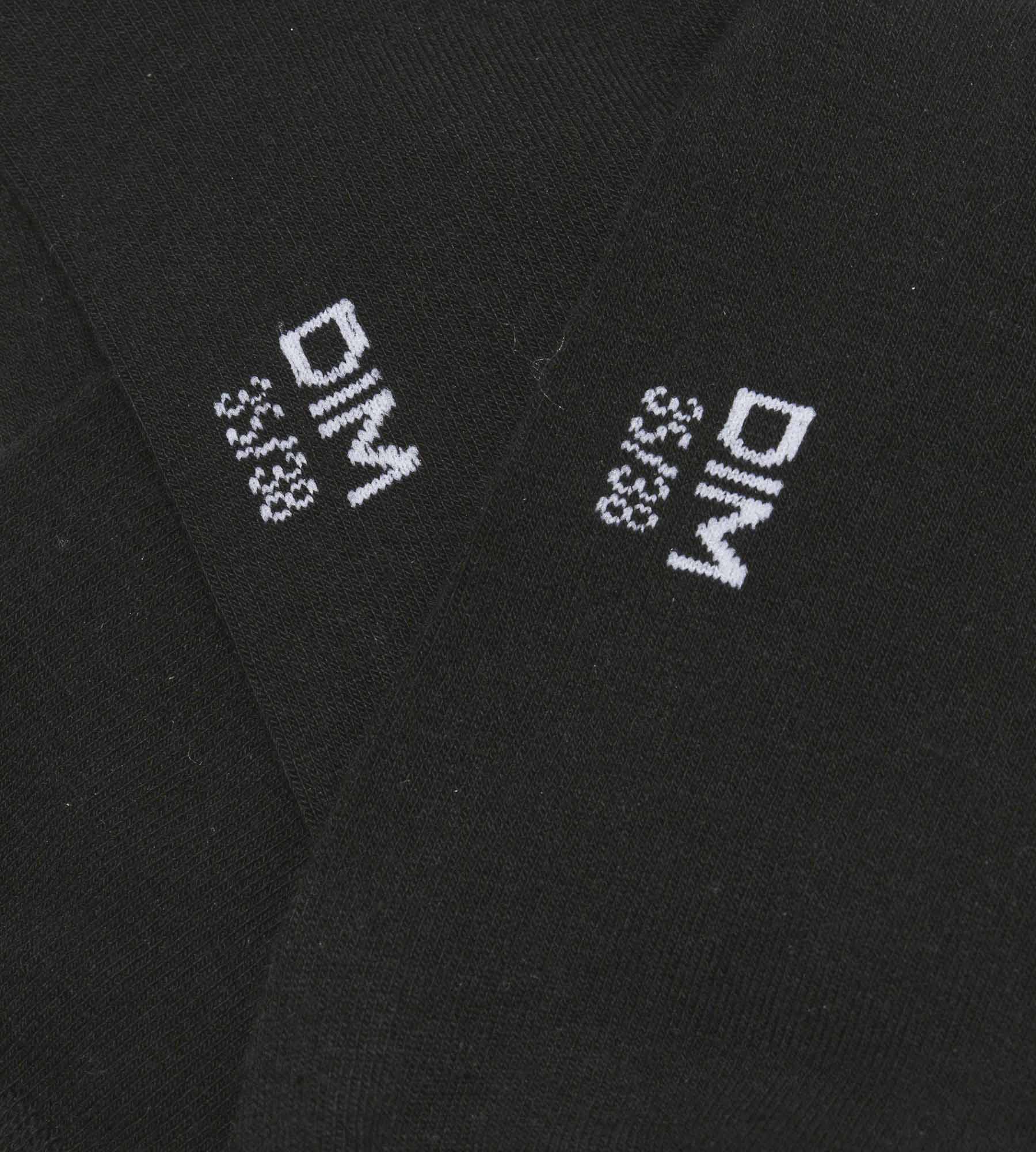 dim-bambou-lot-de-2-paires-de-chaussettes-femme-noires-en-viscose image 2