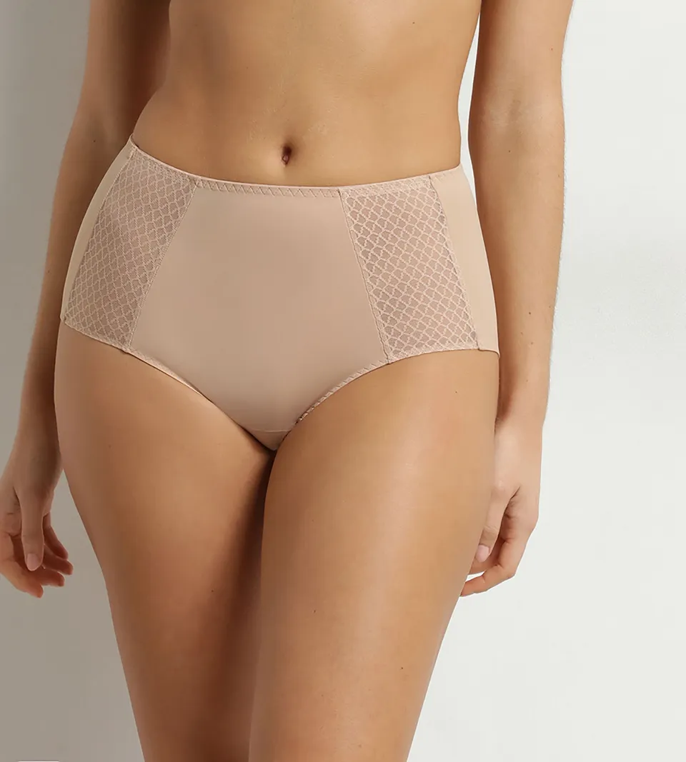 dim-silhouette-essentiel-culotte-ventre-plat-taille-haute-nude image 1
