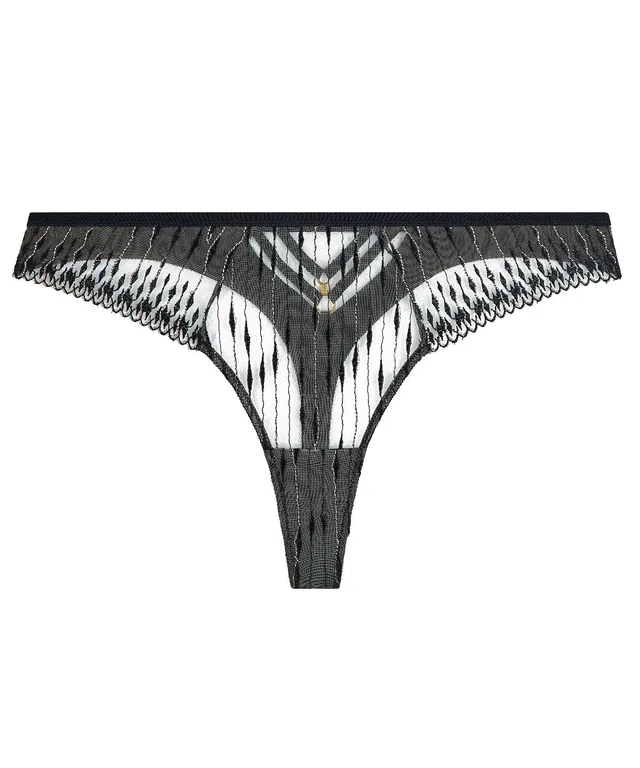 aubade-voodoo-kiss-tanga-millenium-black image 1