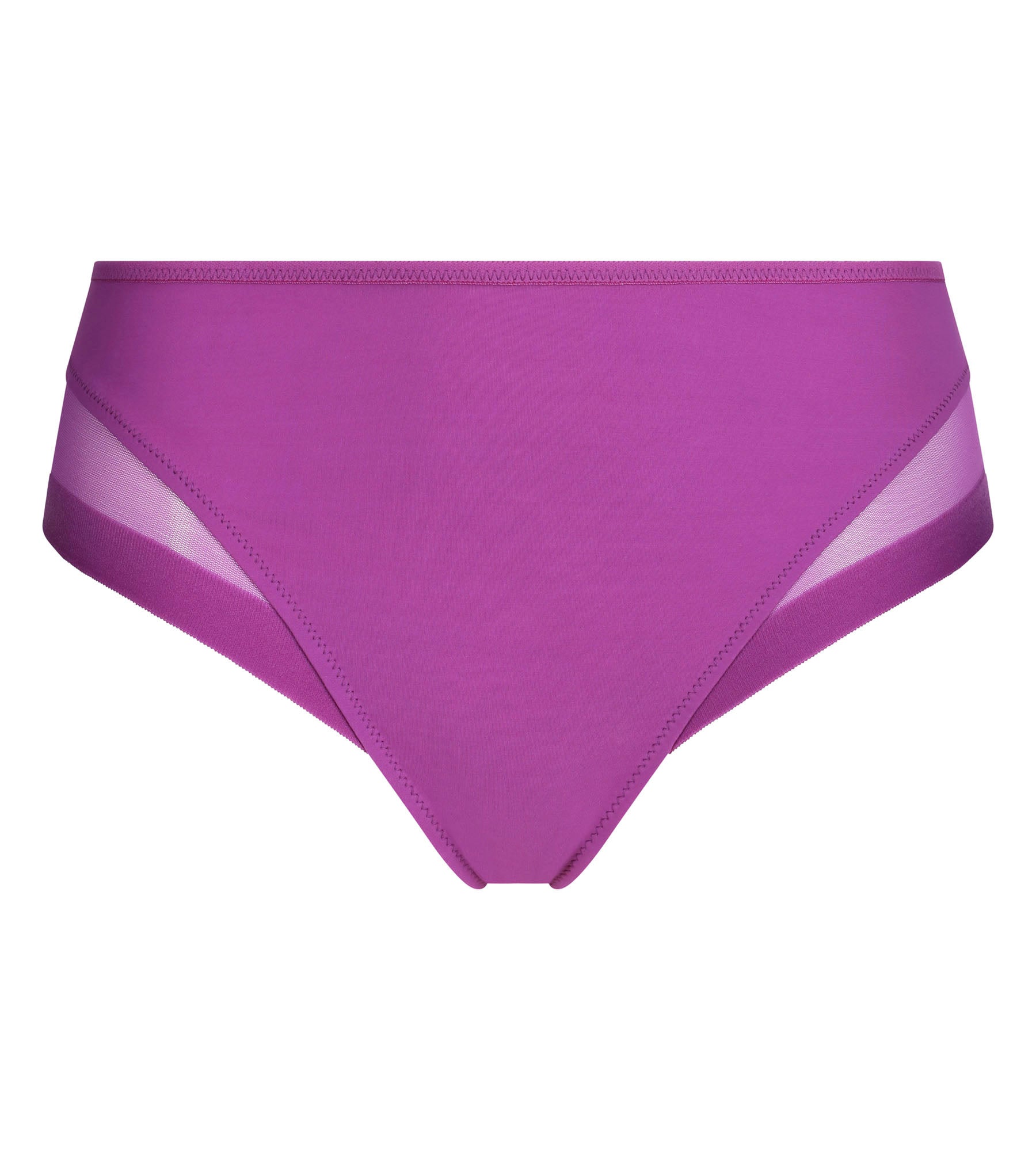 dim-generous-culotte-femme-microfibre-et-tulle-violet-cassis image 5