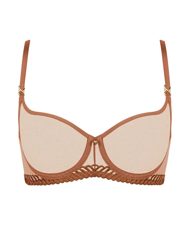 aubade-sheer-emotion-soutien-gorge-corbeille-armatures-honey image 1