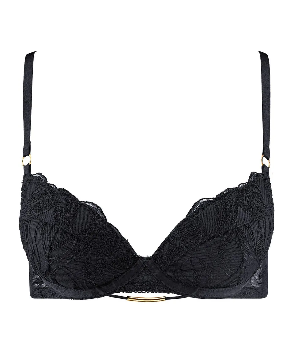 aubade-into-the-groove-push-up-bra-black image 1