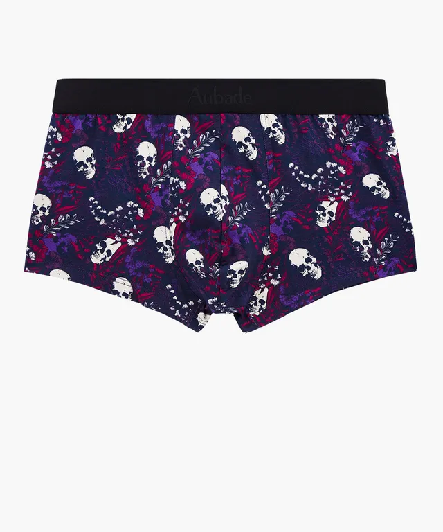 aubade-homme-boxer-trunk-flower-skull image 1