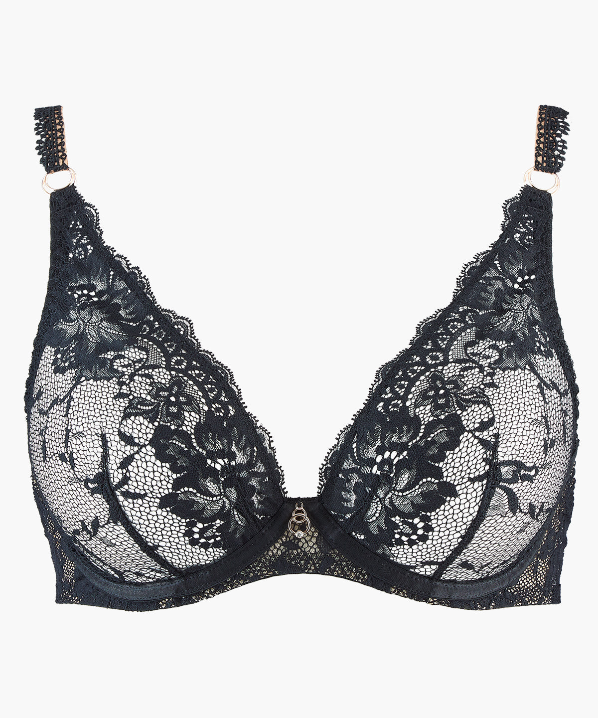 aubade-night-bird-soutien-gorge-triangle-armatur-black-queen image 1