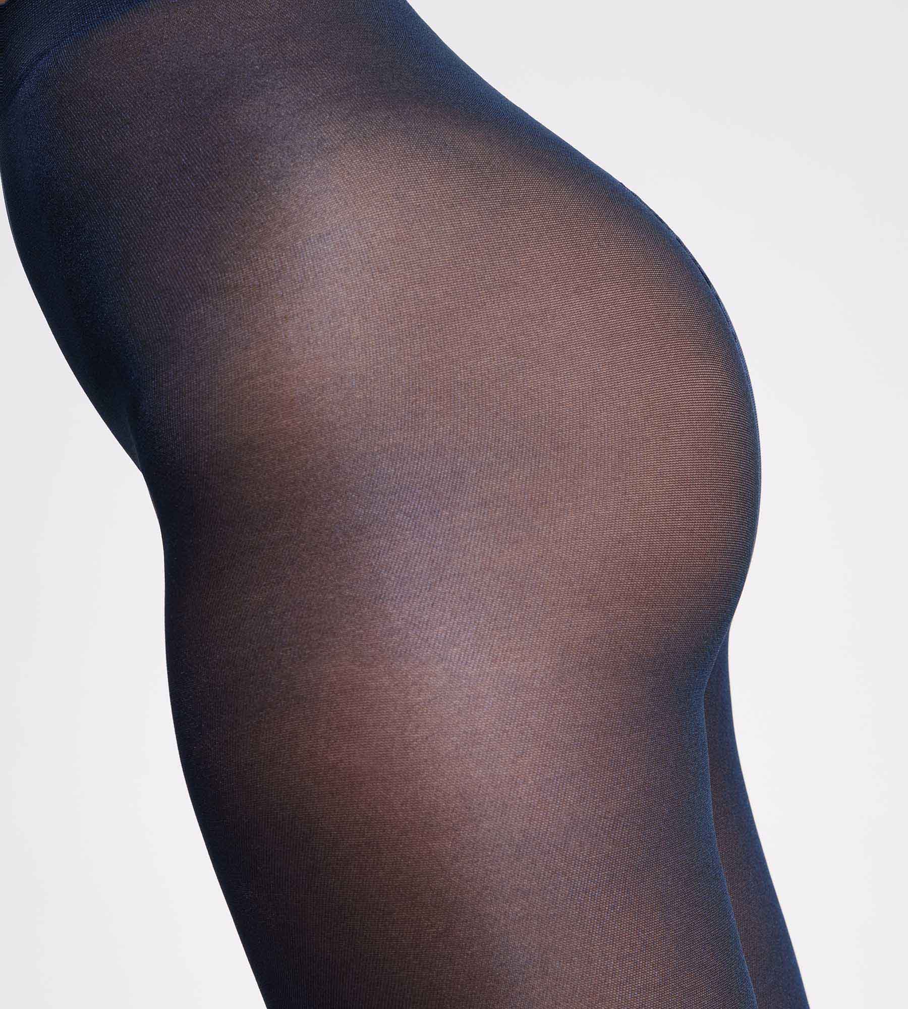 dim-style-collant-fantaisie-femme-m-tallique-marine-46d image 2