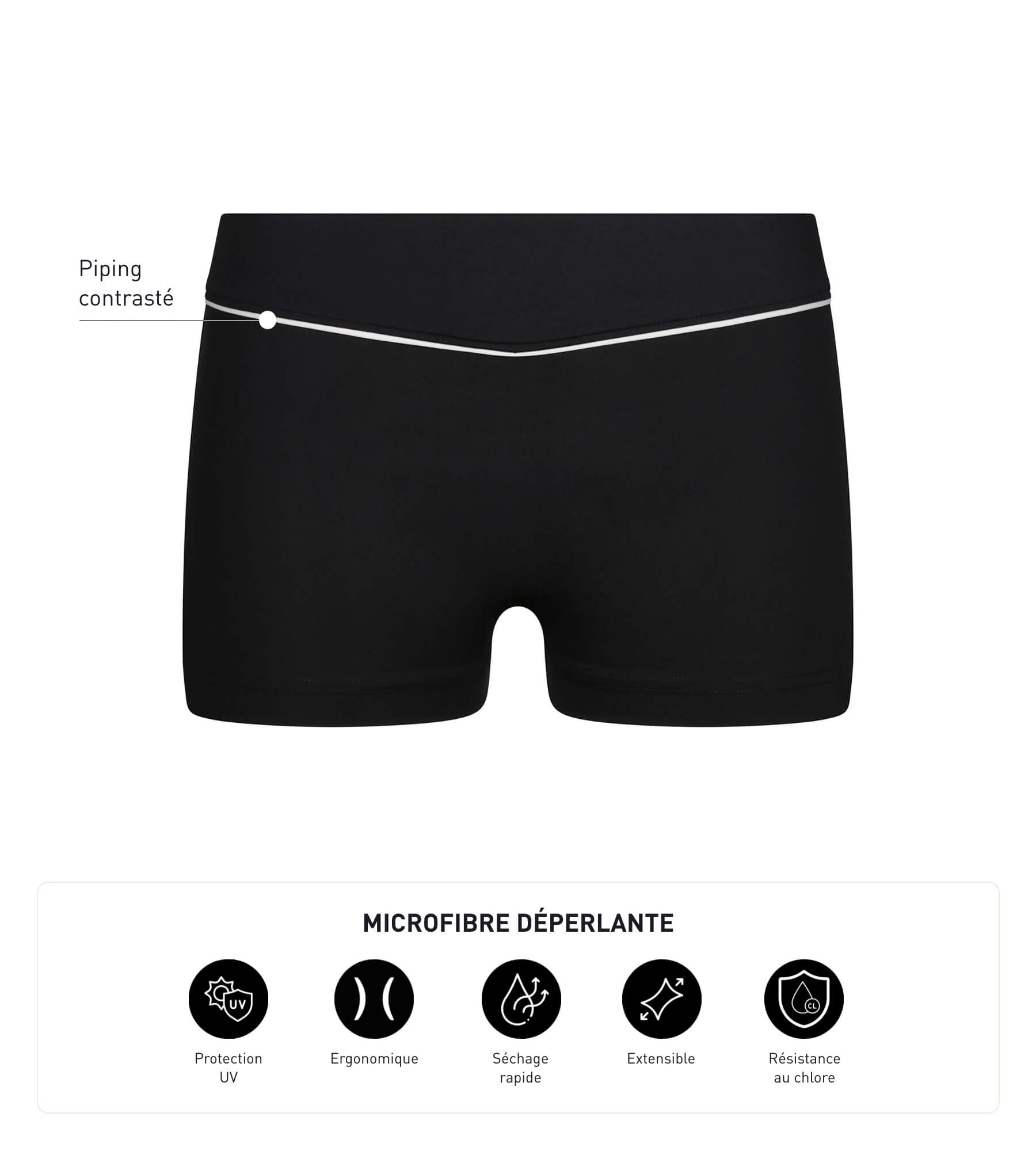 dim-move-shorty-de-bain-femme-microfibre-noir image 5