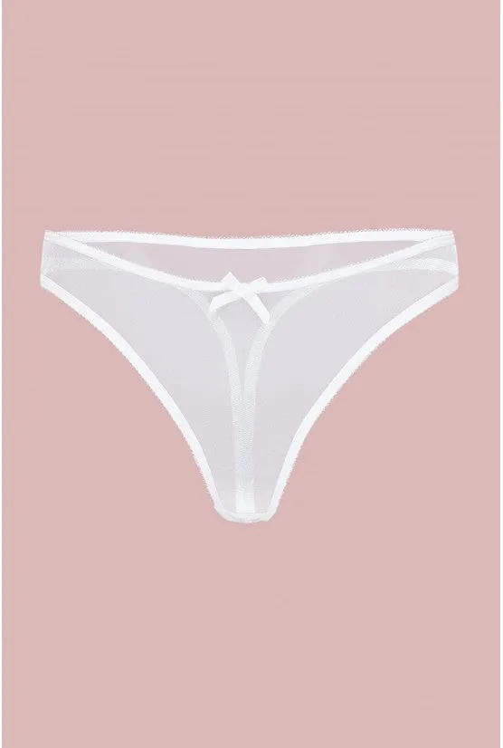 cadolle-string-cathy-tulle-blanc image 1