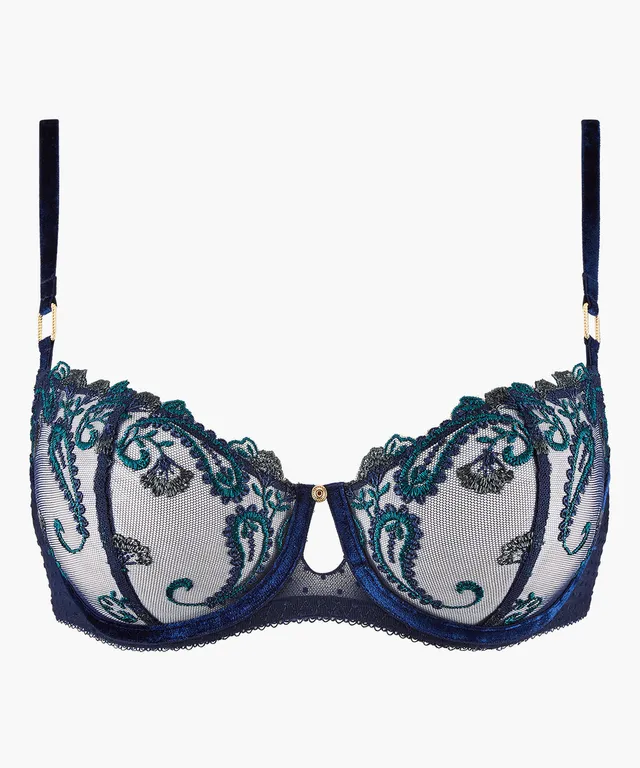aubade-velvet-memories-soutien-gorge-demi-bonnets-twilight image 1