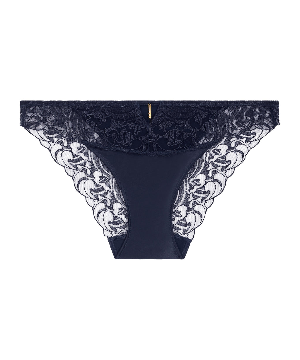 aubade-satin-memories-slip-italien-deep-sea-2 image 1