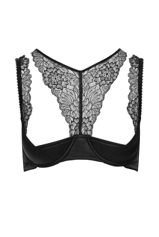 cadolle-tulipe-soutien-gorge-sein-nu-dentelle-noire image 1