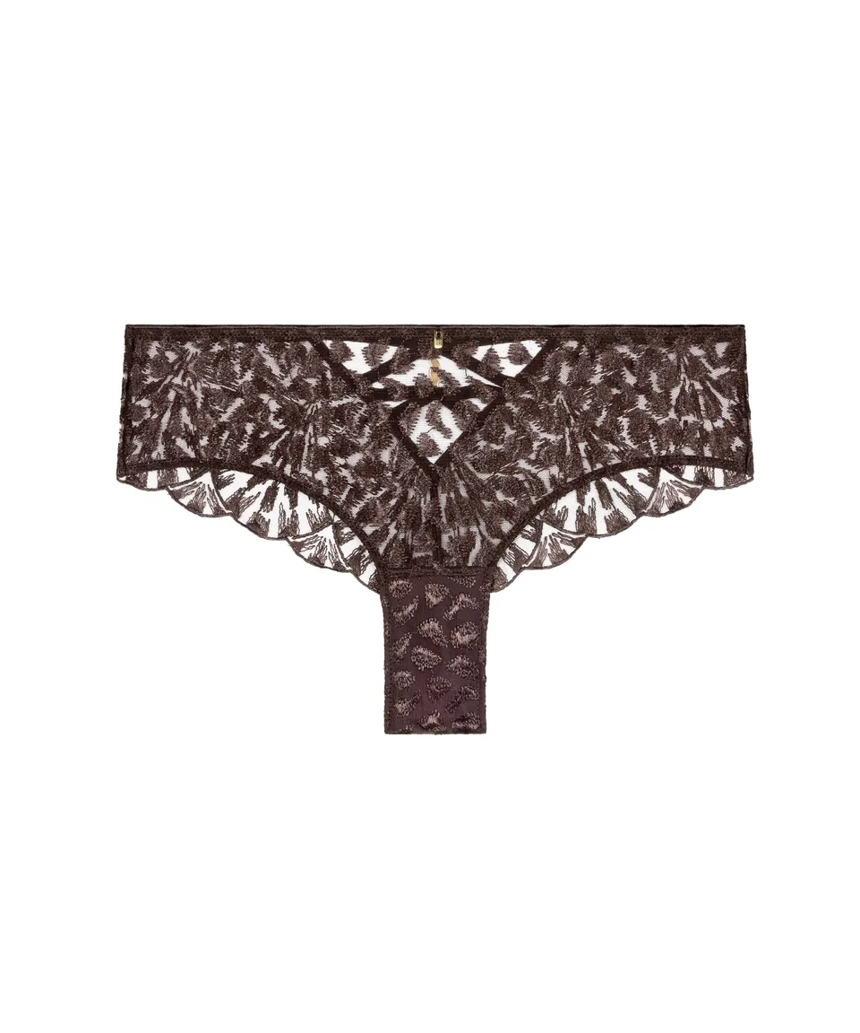 aubade-crazy-in-love-hipster-satin-marron image 1
