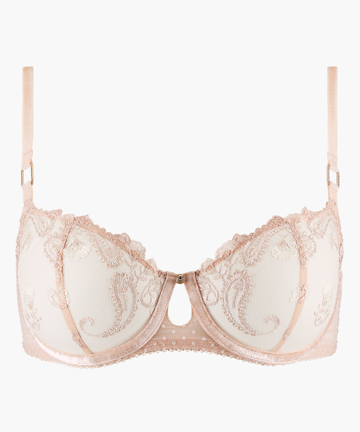 aubade-velvet-memories-soutien-gorge-corbeille-armatures-dawn image 1