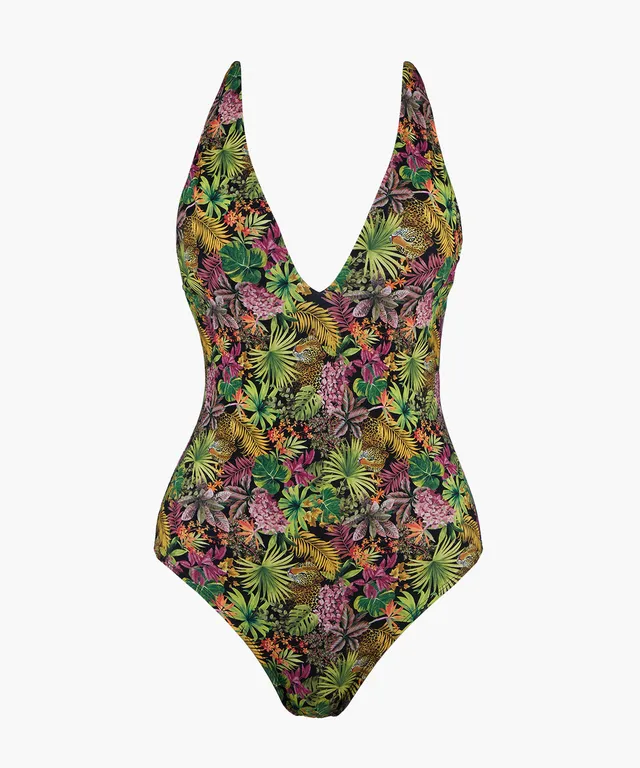 aubade-exotic-fever-maillot-une-pi-ce-deep-forest image 1