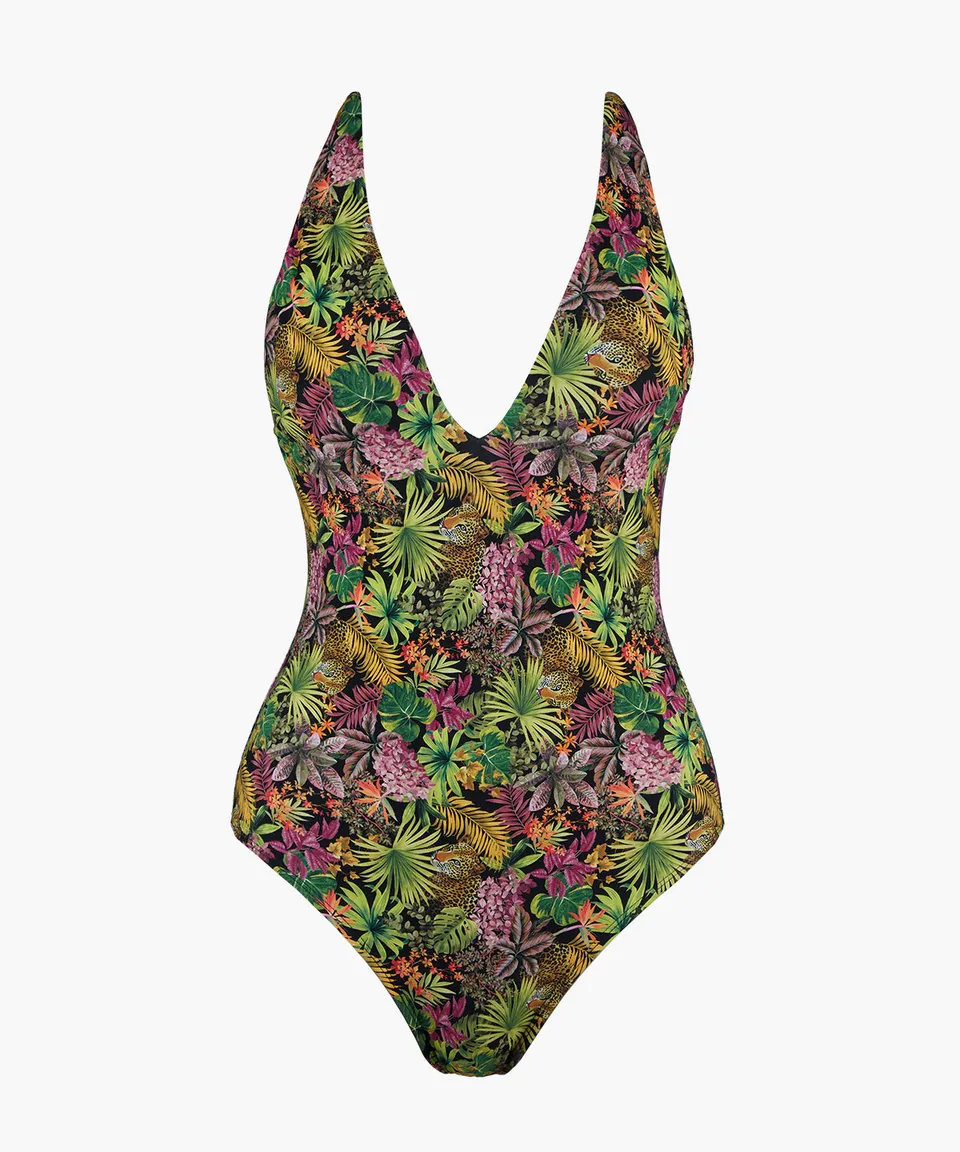 aubade-exotic-fever-maillot-une-pi-ce-deep-forest image 1