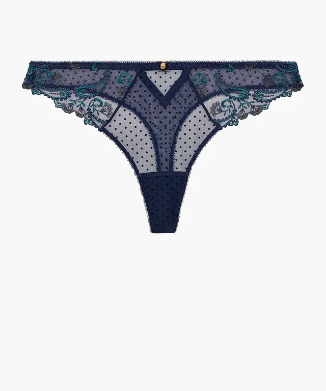 aubade-velvet-memories-tanga-twilight image 1