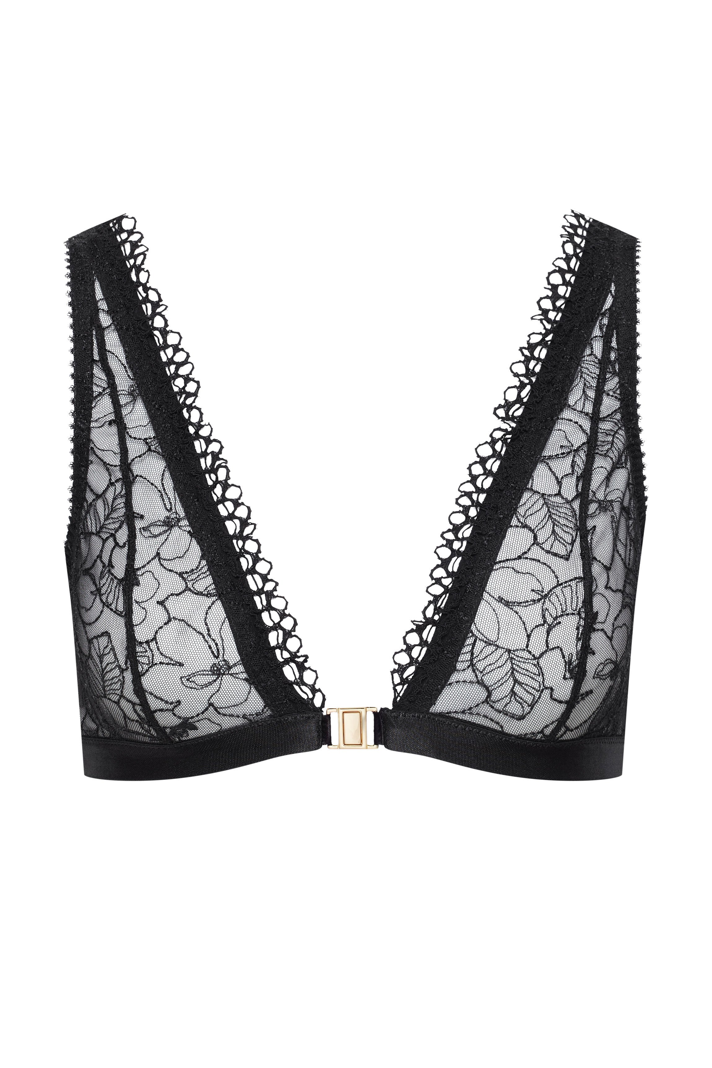 cadolle-soutien-gorge-clip-finesse-noir-ouverture-devant-broderie image 1