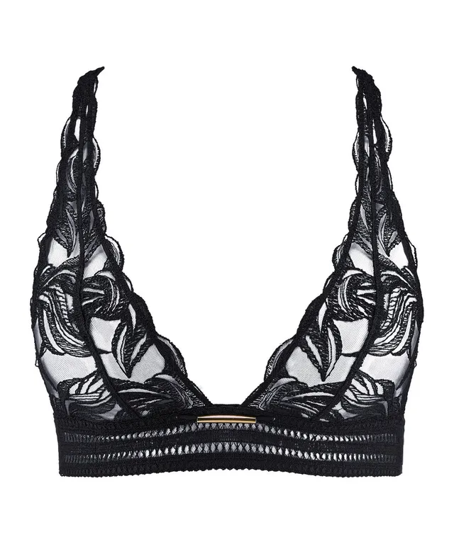 aubade-into-the-groove-bralette-triangle-sans-armatures-black image 1