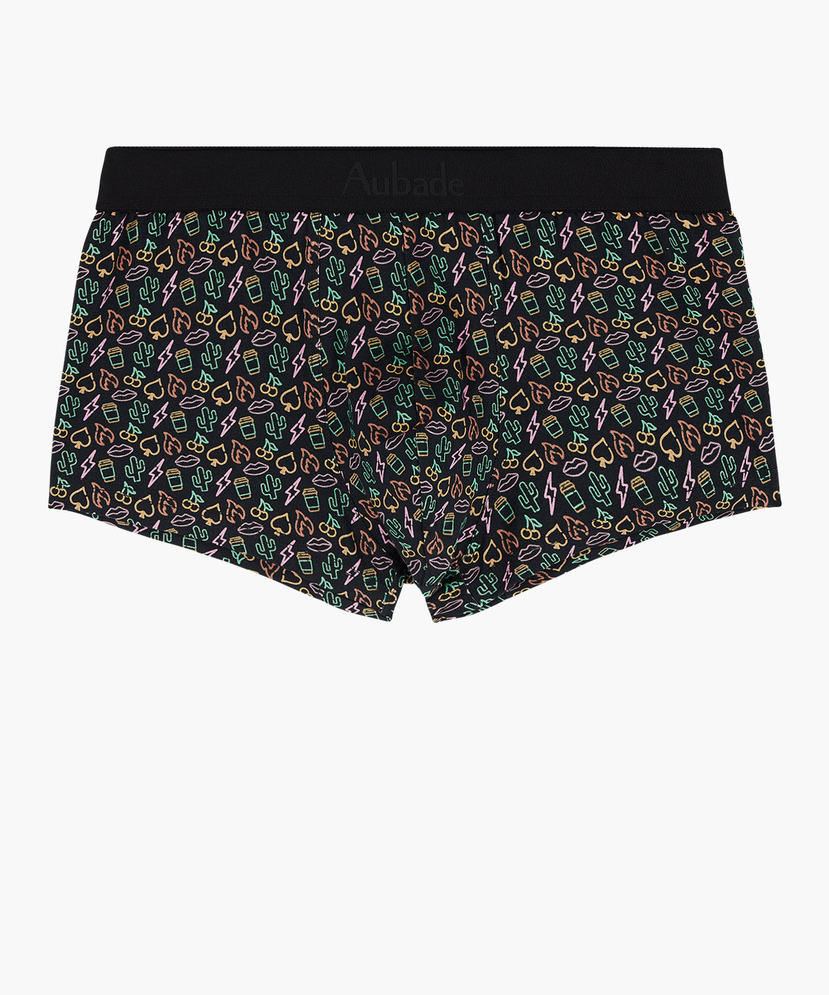aubade-homme-boxer-trunk-neon-light-noir image 1