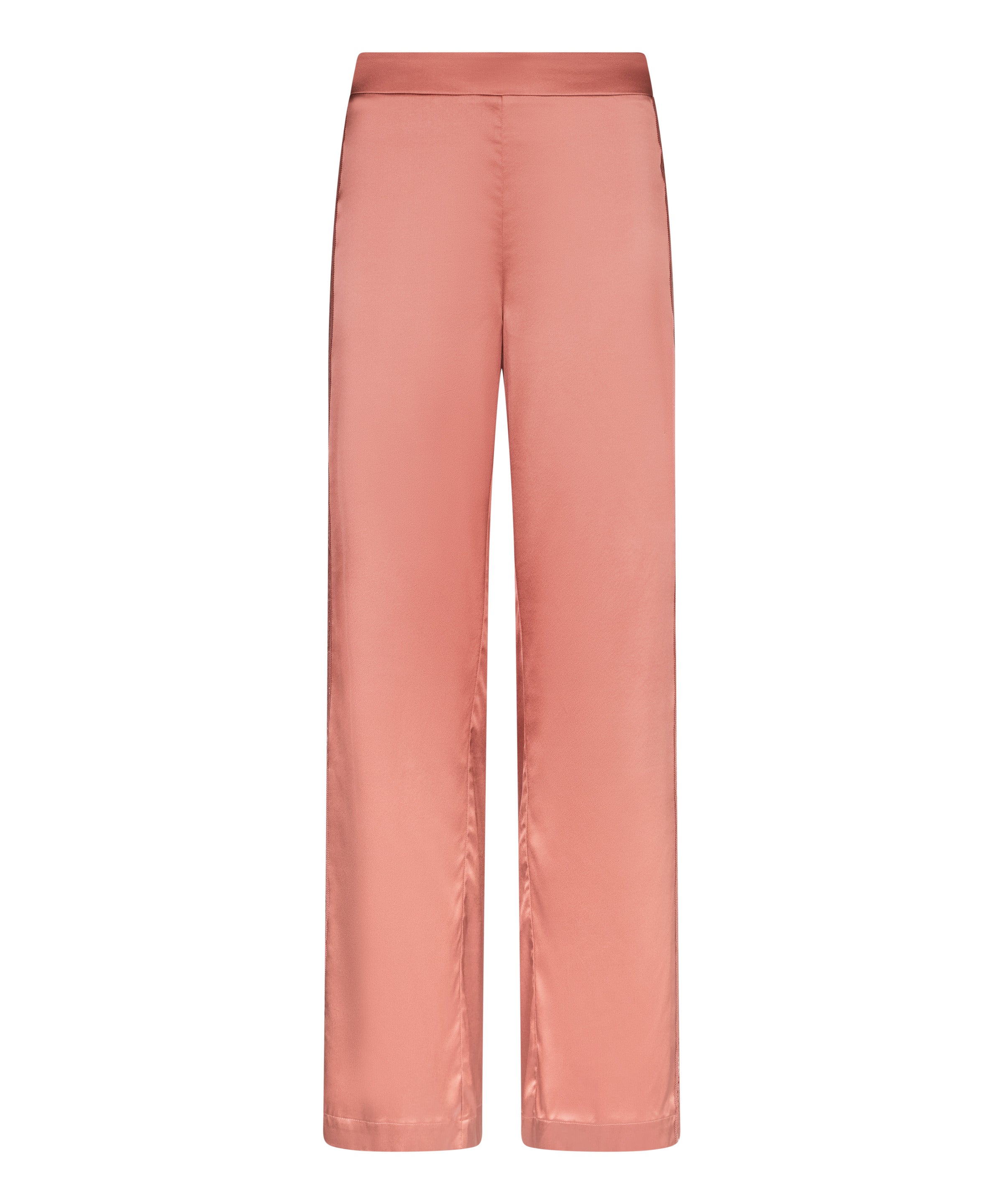 aubade-midnight-whisper-pantalon-ample-rose-poudr-soie-stretch-et-dentelle image 1