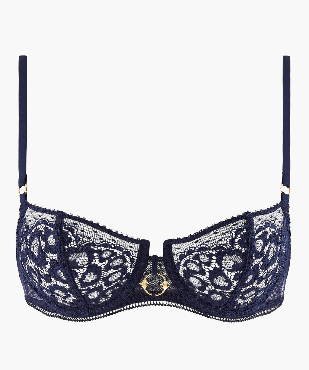 aubade-illusion-fauve-soutien-gorge-corbeille-cr-puscule-blue-push-up image 1