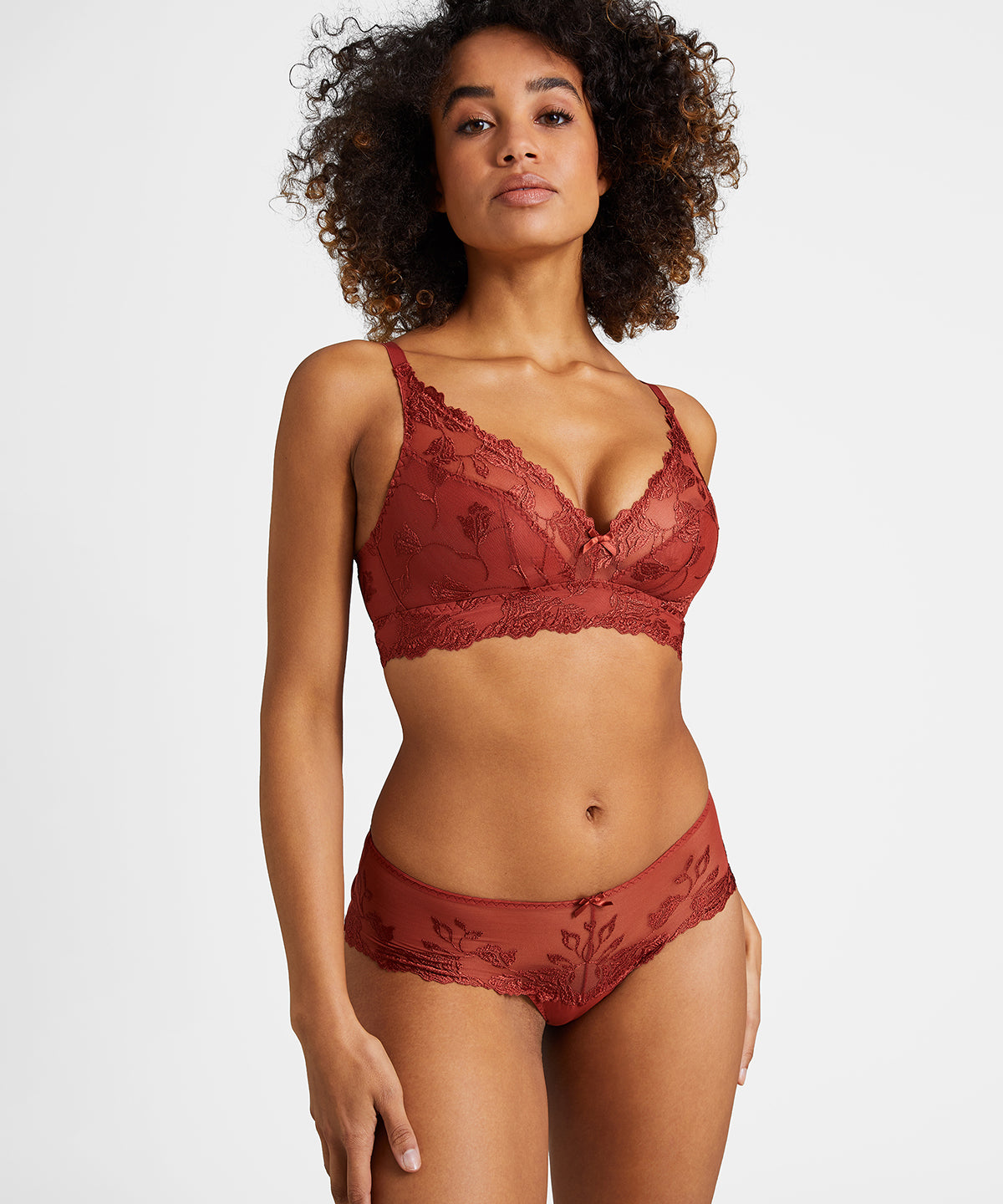 aubade-softessence-shorty-terracota image 5