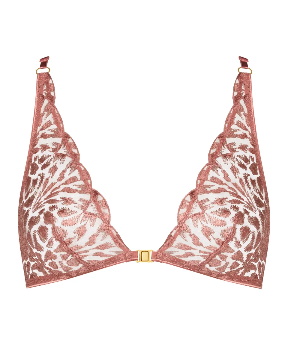 aubade-crazy-in-love-soutien-gorge-triangle-bralette-warm-pink image 1