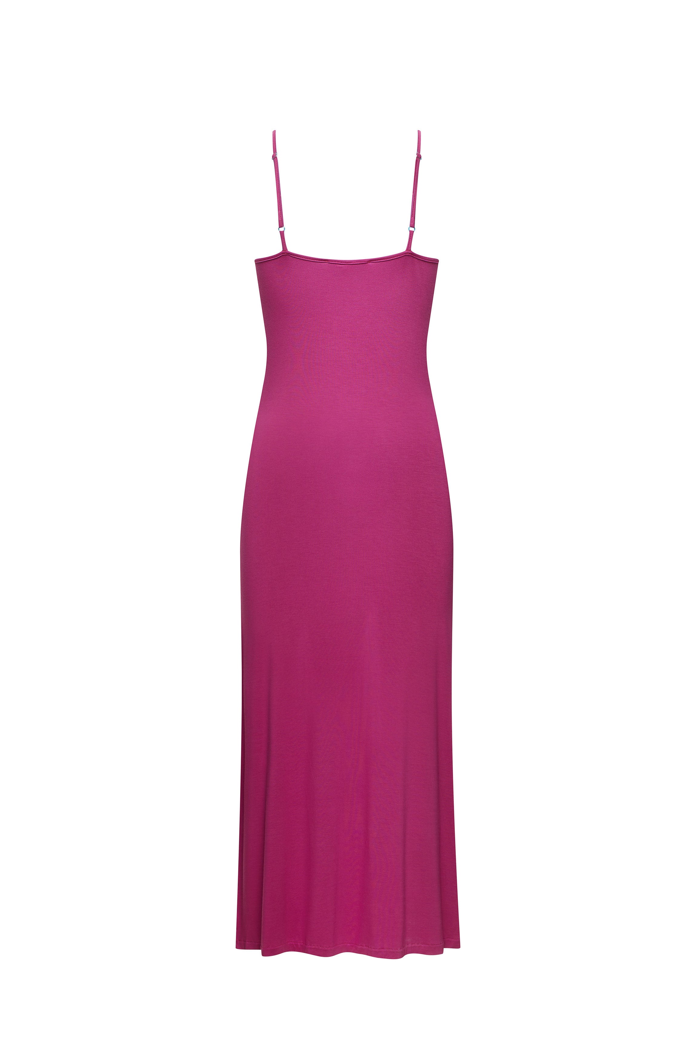 cadolle-eloise-chemise-de-nuit-modale-rose image 2