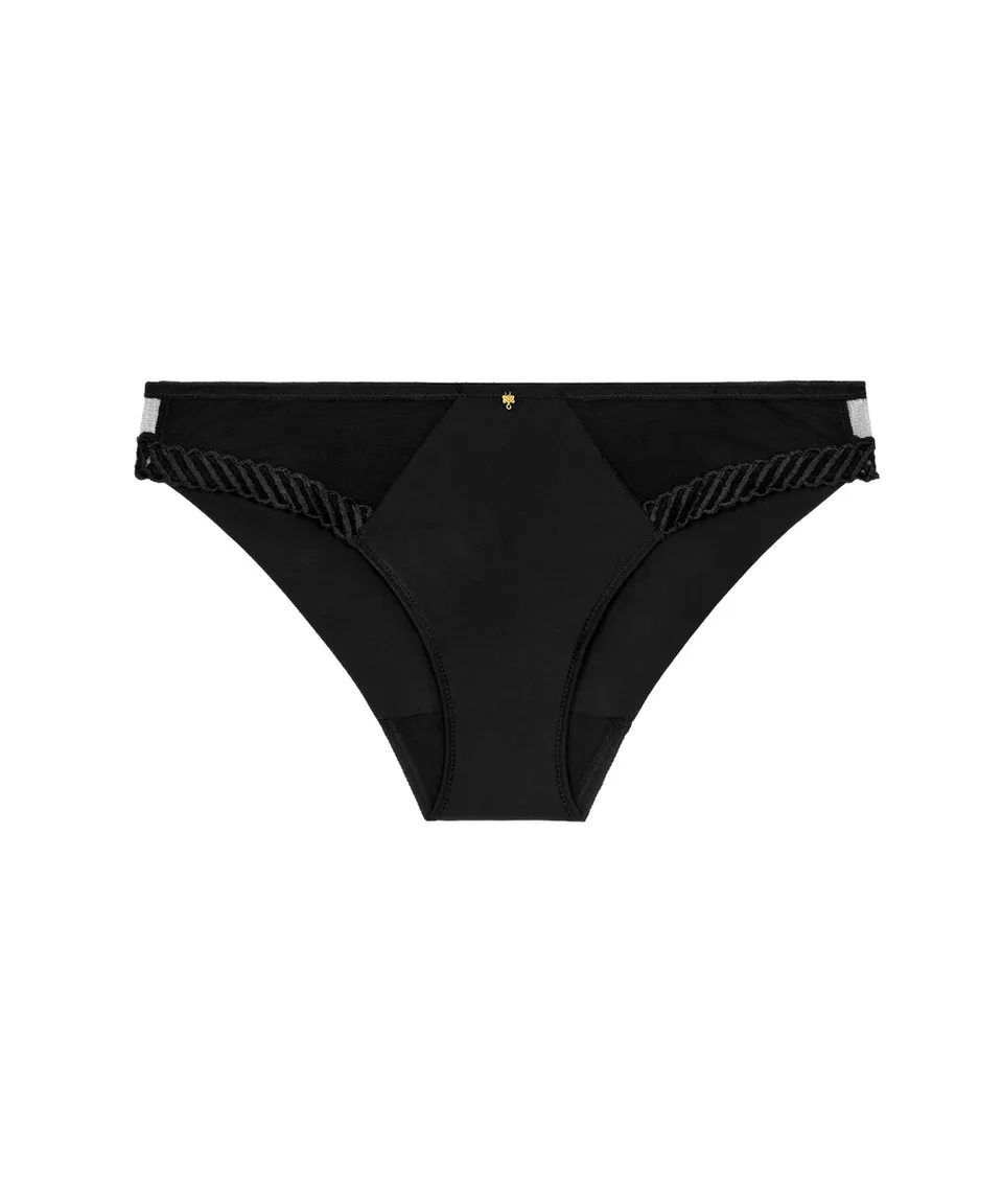 aubade-sheer-emotion-slip-rio-noir image 1