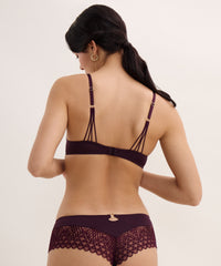 aubade-loge-du-d-sir-soutien-gorge-triangle-armatures-deep-berry-2 image 3