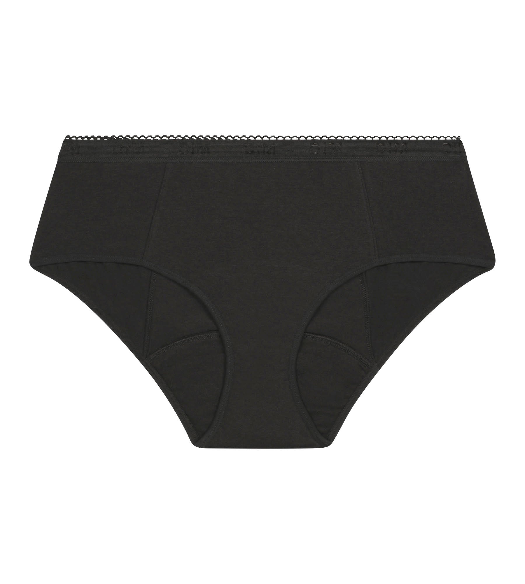 dim-protect-shorty-menstruel-coton-bio-noir-flux-tr-s-abondant image 5