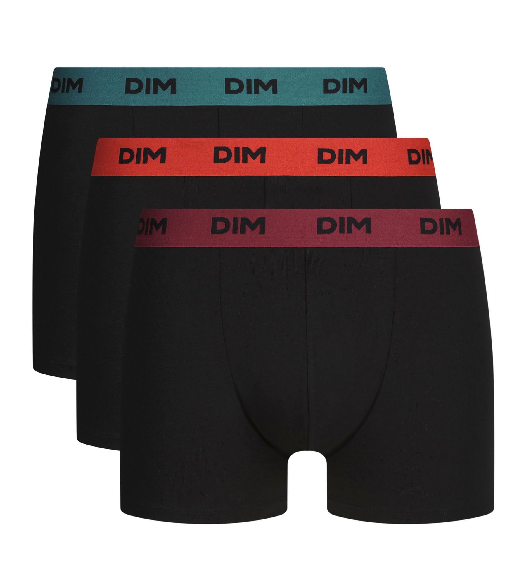 dim-mix-colors-lot-de-3-boxers-homme-noir-ceinture-for-t image 3