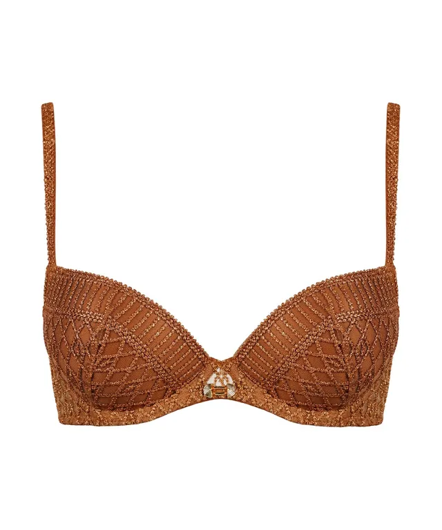 aubade-stardust-dream-soutien-gorge-push-up-coques-amber-gold image 1