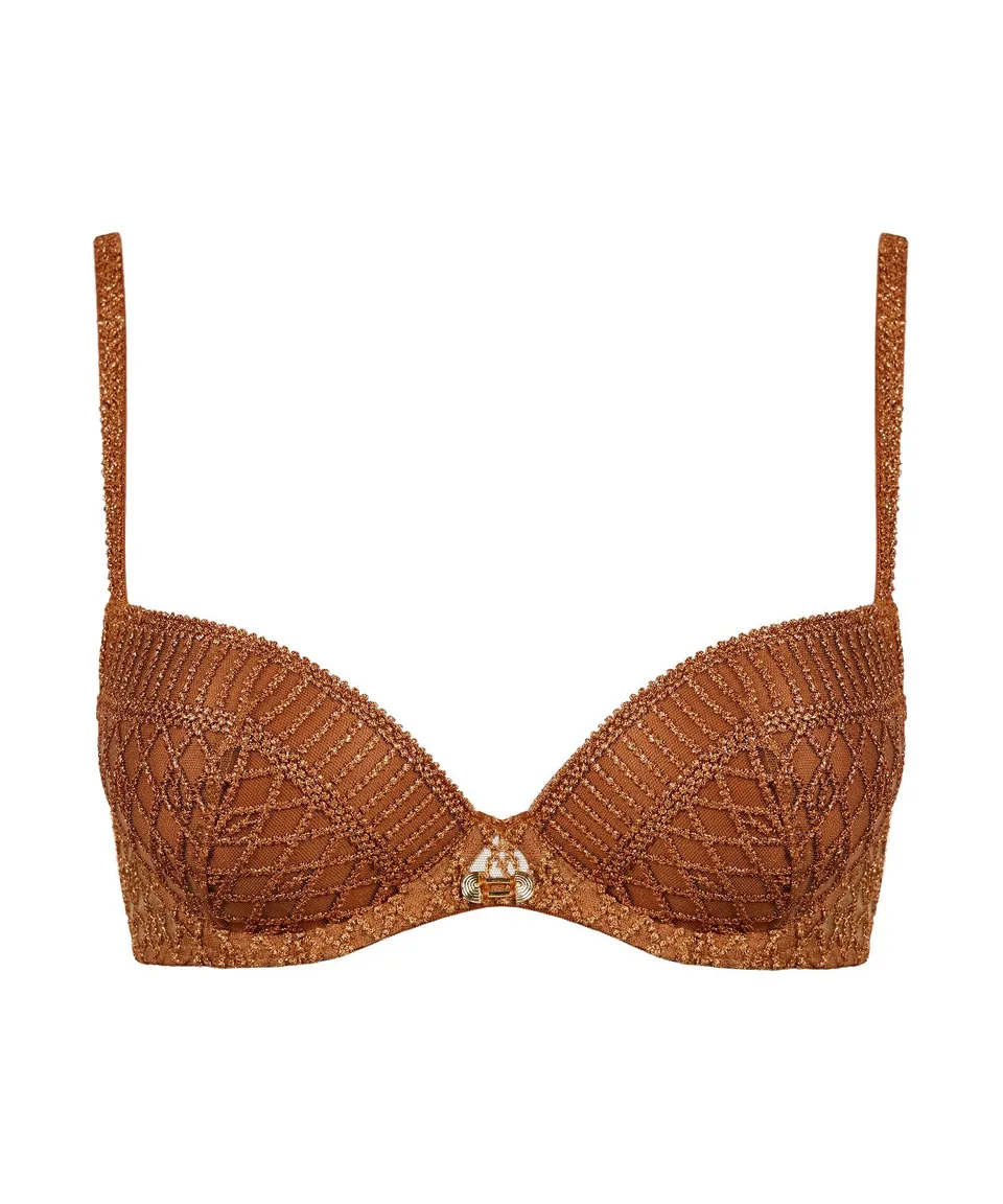 aubade-stardust-dream-soutien-gorge-push-up-coques-amber-gold image 1