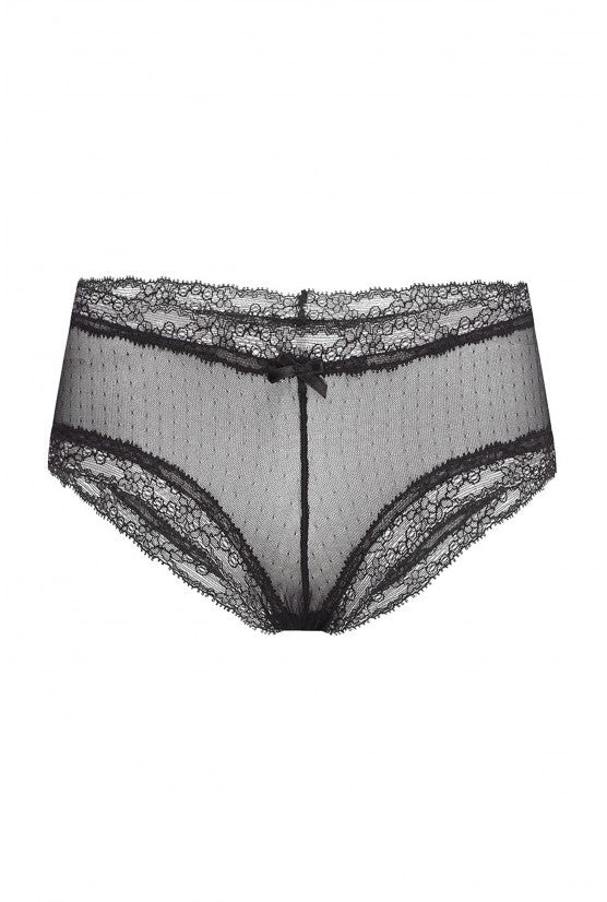 cadolle-princesse-shorty-plumetis-noir image 1