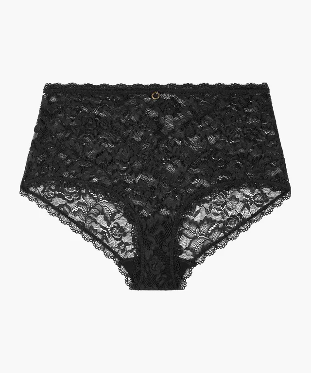 aubade-rosessence-culotte-taille-haute-black-2 image 1
