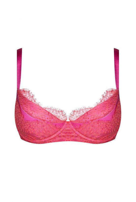 cadolle-soutien-gorge-pigeonnant-fuchsia-chantilly image 1