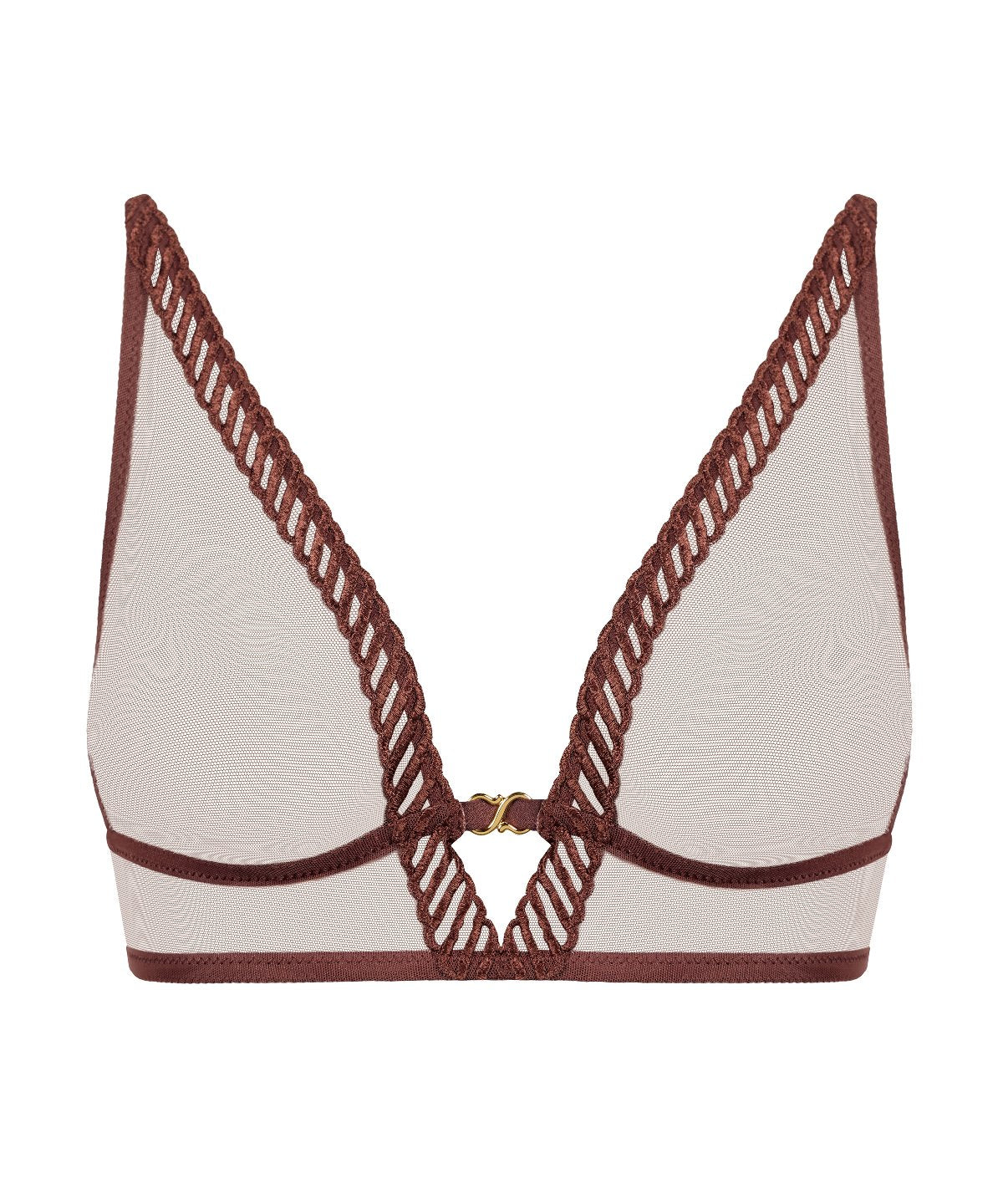 aubade-sheer-emotion-soutien-gorge-triangle-sepia image 1