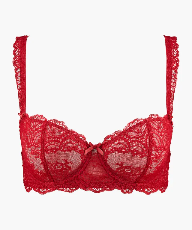 aubade-danse-des-sens-soutien-gorge-corbeille-irresistible-red image 1