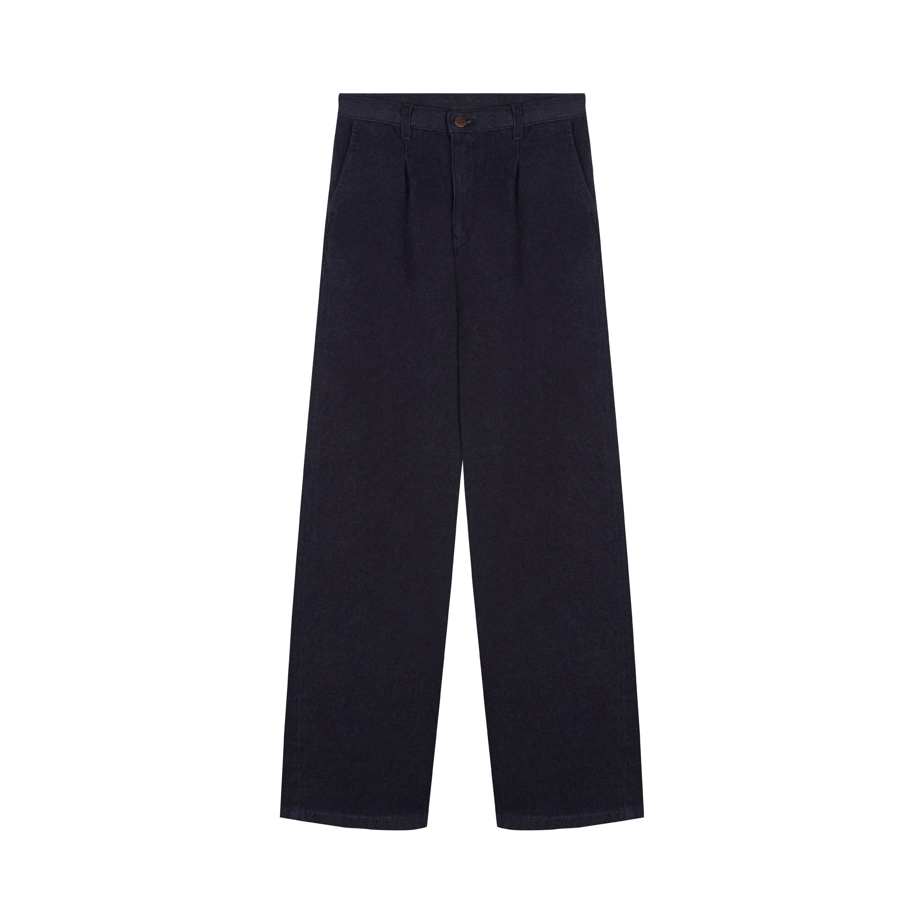 atelier-tuffery-gabi-pantalon-femme-large-taille-haute-laine-m-rinos-fran-aise image 1