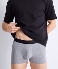 aubade-homme-pack-2-boxers-olives-gris-chin image 7