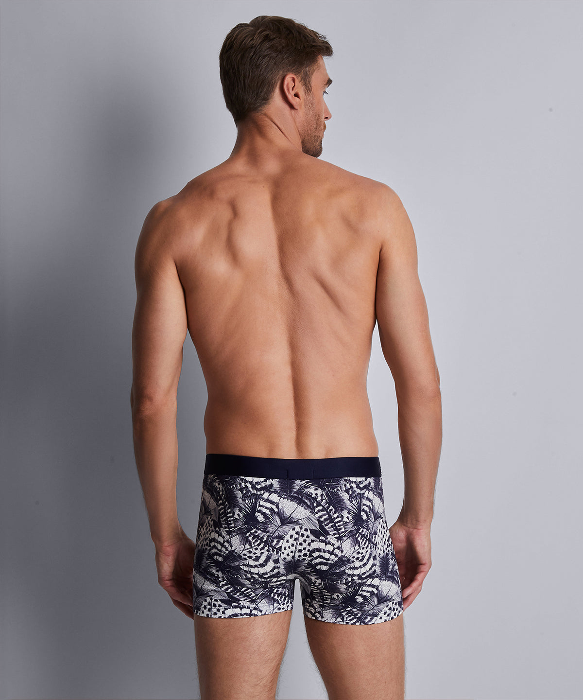 aubade-homme-boxer-plumes-marine-3 image 3