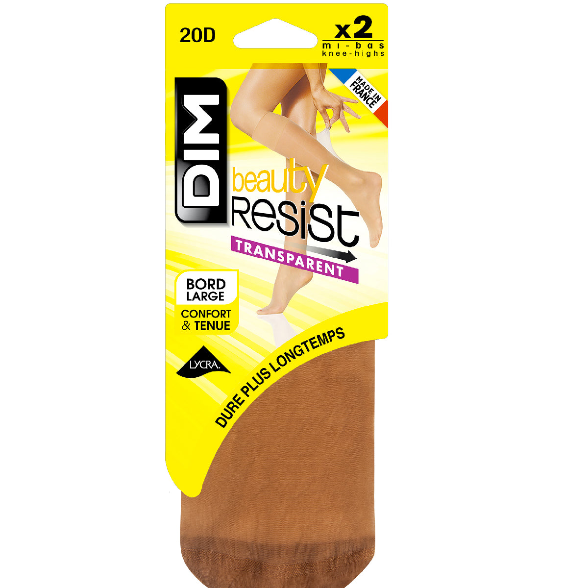 dim-resist-mi-bas-transparents-lot-de-2-cannelle image 2