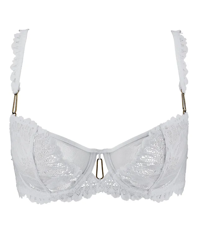 aubade-flowermania-soutien-gorge-corbeille-blanc-dentelle-florale image 1