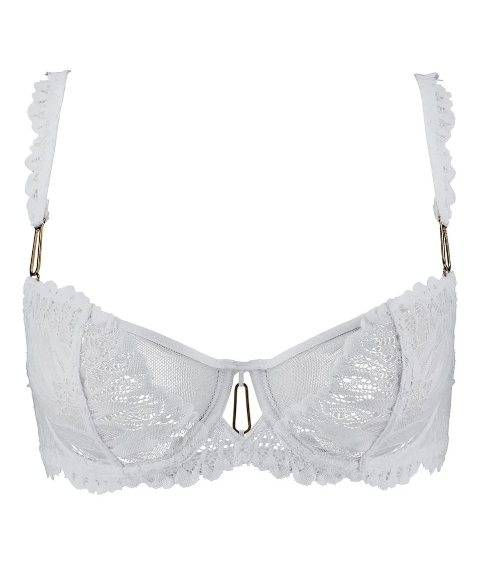 aubade-flowermania-soutien-gorge-halbschale-armatures-blanc image 1