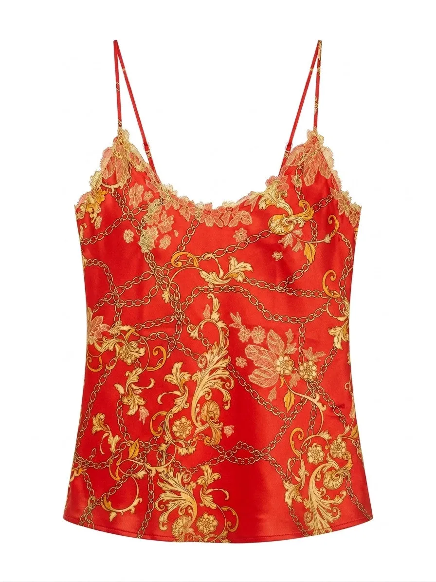 cadolle-top-satin-baroque-orange-bretelles image 1