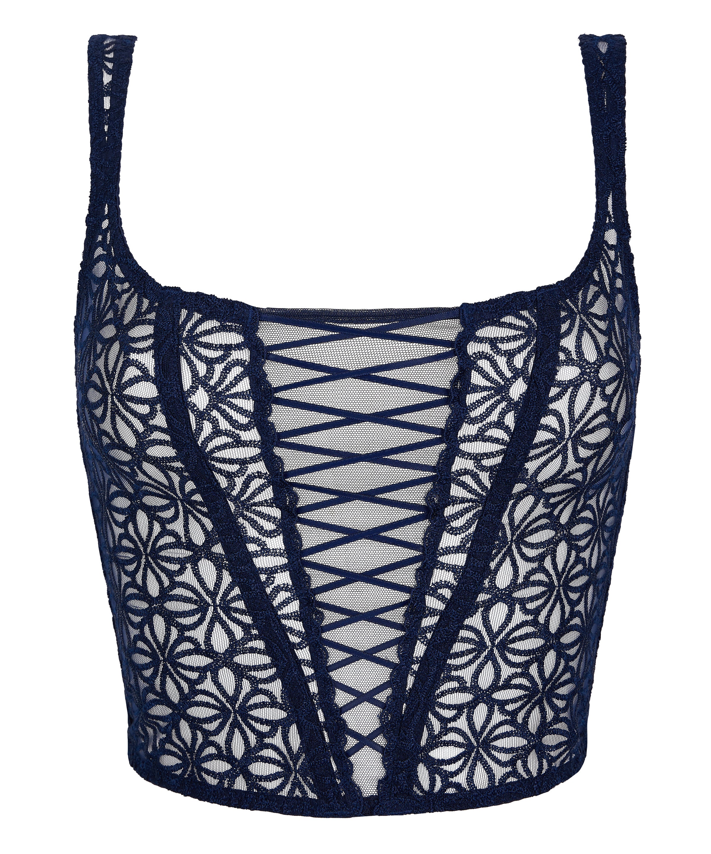 aubade-secret-memories-bustier-deep-blue image 8