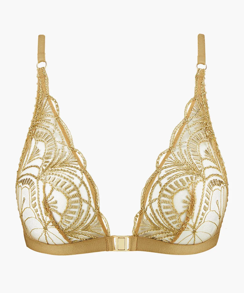 soutien-gorge-triangle-bralette-aubade-vibes-sublime-bronze image 1