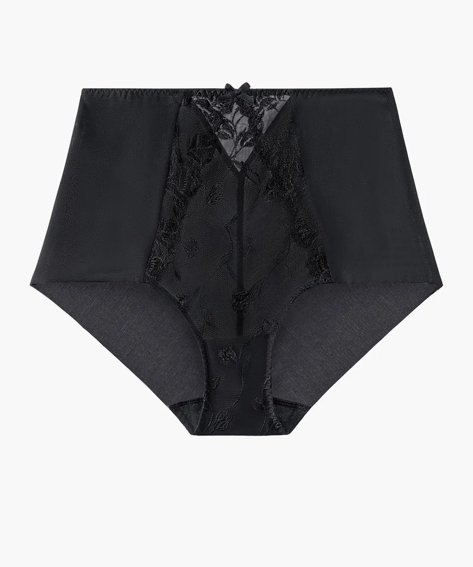 aubade-softessence-slip-taille-haute-noir image 1