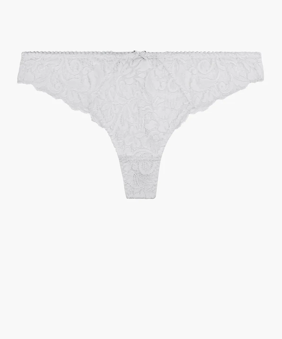 aubade-mon-bijou-string-blanc image 1